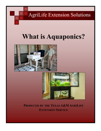 What Is Aquaponics? - Texas A&M University