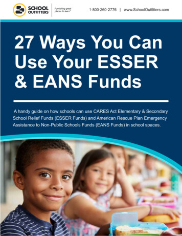 27 Ways You Can Use Your ESSER And EANS Funds - School Outfitters