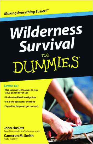 Wilderness Survival For Dummies