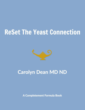 ReSet The Yeast Connection - Dr Carolyn Dean LIVE