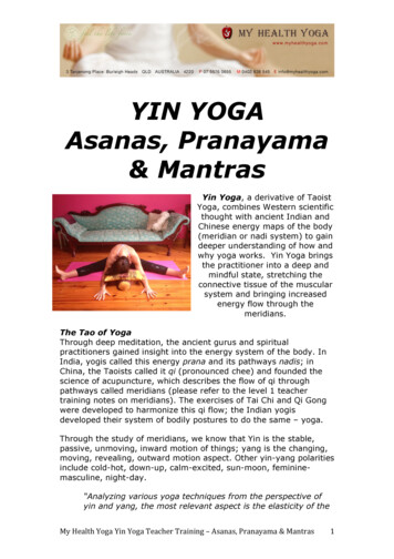 YIN YOGA Asanas, Pranayama & Mantras