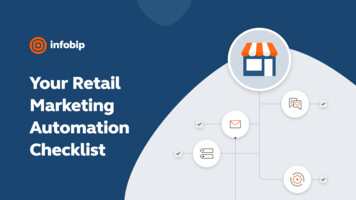 Your Retail Marketing Automation Checklist - Infobip