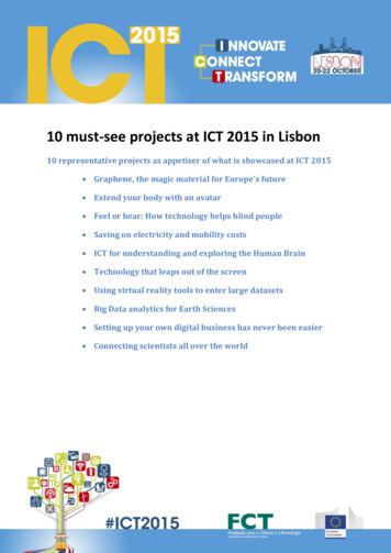 10 Must-see Projects At ICT 2015 In Lisbon - European Commission
