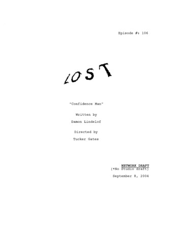 Lost Script - 106 - Confidence Man.fdr Script - Daily Script