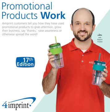 Promotional Products Work - Cdna.4imprint 