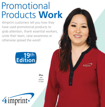 Promotional Products Work - 4imprint
