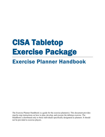 CISA Tabletop Exercise Package
