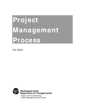 Project Management Process - IN.gov