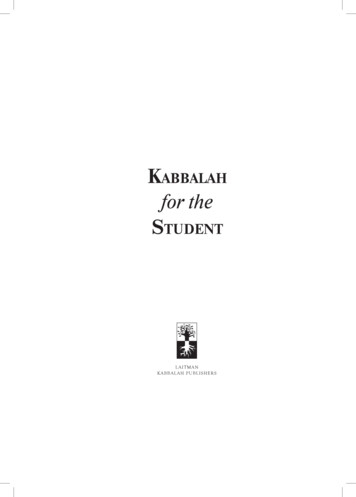 Kabbalah For The - World Library