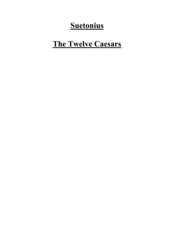 Suetonius The Twelve Caesars - World Library