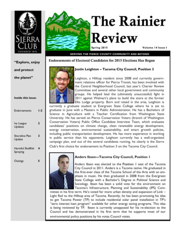 The Rainier Review - Sierra Club