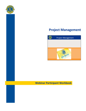 Project Management - Lions Clubs International