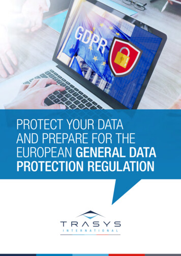 Protect Your Data And Prepare For The European General Data Protection .