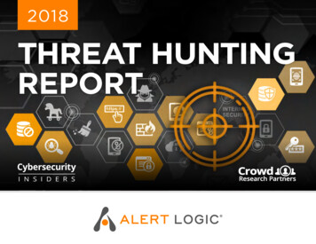 2018 THREAT HUNTING REPORT - Alert Logic