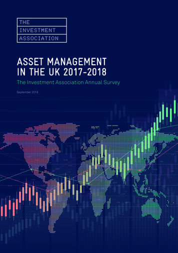 Asset Management In The Uk 2017-2018