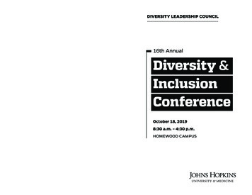 Th A Nnual Diversity Inclusion Conference