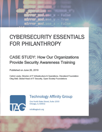 Cybersecurity Essentials For Philanthropy