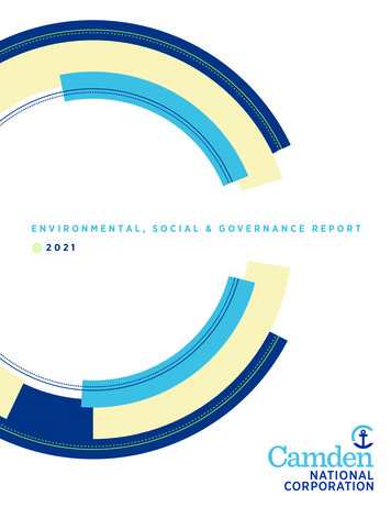 Environmental, Social & Governance Report