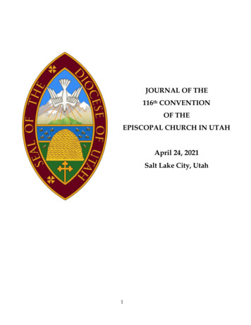 April 24, 2021 - Episcopal Diocese Of Utah