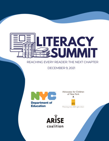 Literacy Summit Program - Infohub.nyced 