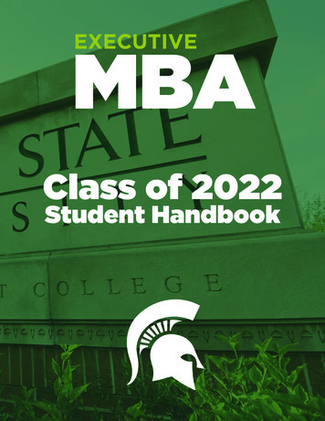 Class Of 2022 - Michigan State University