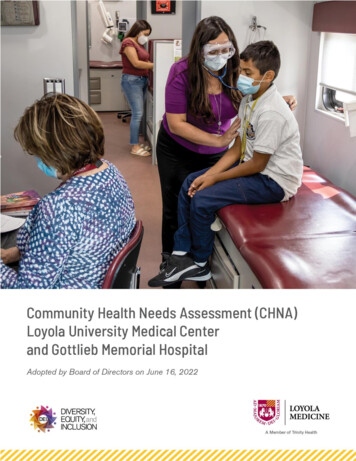 Community Health Needs Assessment - Loyolamedicine 
