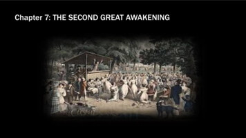 Chapter 7: THE SECOND GREAT AWAKENING