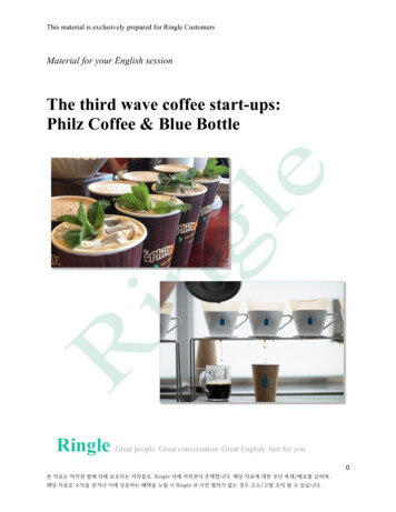 [Ringle Material] 3rd Wave Coffee (Philz Coffee And Blue .