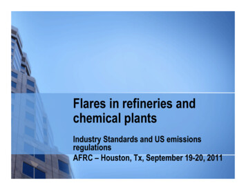 Flares In Refineries And Chemical Plants