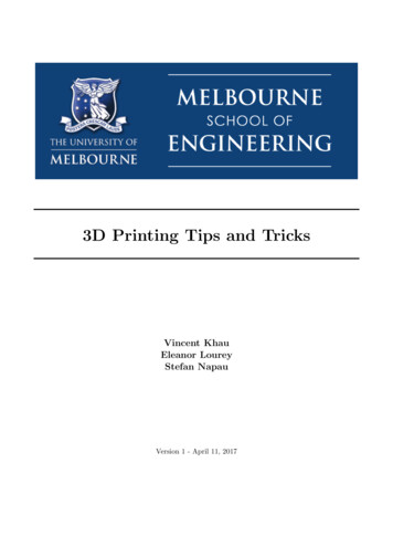 3D Printing Tips And Tricks