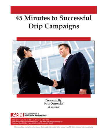 45 Minutes To Successful Drip Campaigns - Lorman