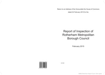 46966 Report Of Inspection Of Rotherham Cover.pdf, Page 1 - GOV.UK