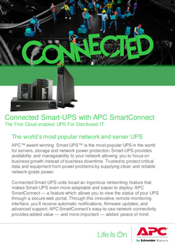 Connected Smart-UPS With APC SmartConnect - CNET Content