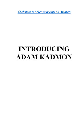 INTRODUCING ADAM KADMON - Christ-Centered Kabbalah