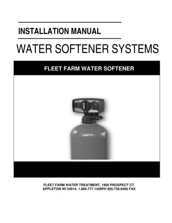 Water Softener System Manual