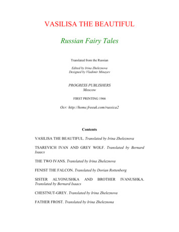 VASILISA THE BEAUTIFUL Russian Fairy Tales