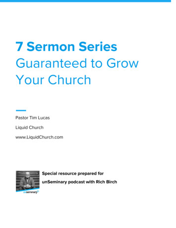 7 Sermon Series Guaranteed To Grow Your Church - 