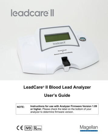 LeadCare II Blood Lead Analyzer - UNIQUE