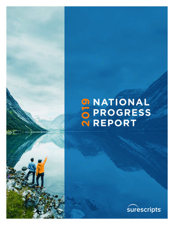 2019 NATIONAL PROGRESS REPORT 1