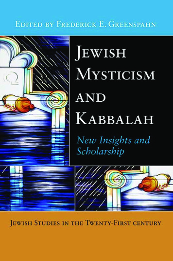 Jewish Mysticism And Kabbalah - WordPress 