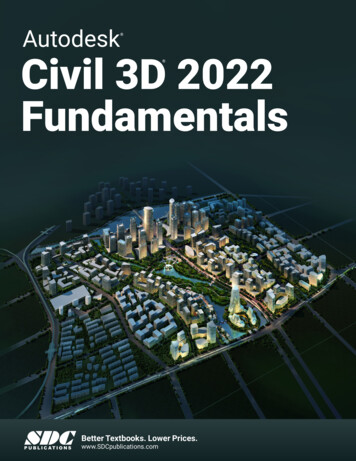 Autodesk Civil 3D 2022 Fundamentals - SDC Publications