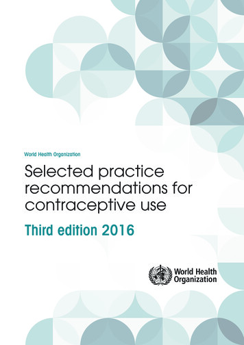Third Edition 2016 - World Health Organization