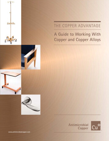 A Guide To Working With Copper And Copper Alloys