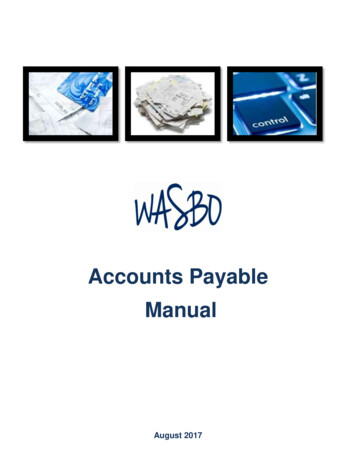 Accounts Payable Manual