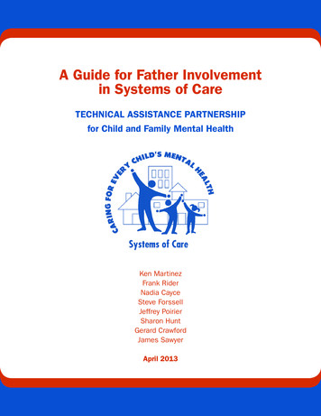 A Guide For Fatherhood Involvement In Systems Of Care