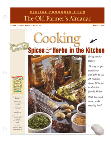 GG Uu Ii Dd Ee Tt Oo Spices Herbs In The Kitchen - Almanac