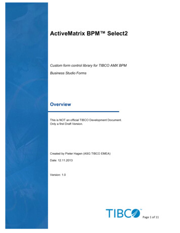 ActiveMatrix BPM Select2