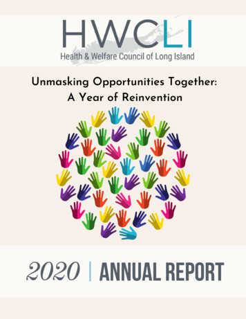 Unmasking Opportunities Together: A Year Of . - HWCLI