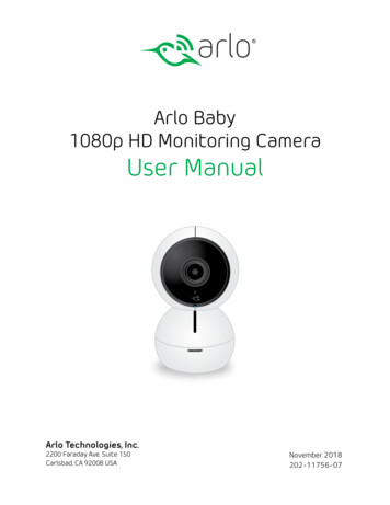 Arlo Baby 1080p HD Monitoring Camera User Manual