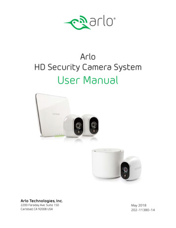 Arlo HD Security Camera System User Manual